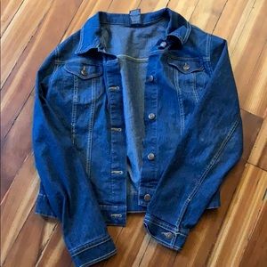 Like new dark blue wash denim jacket